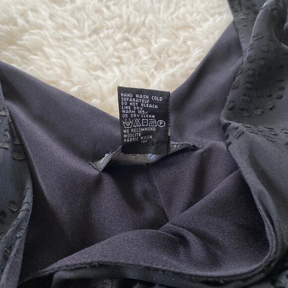 Jonathan Martin Studio Women’s Black Lined Cocktail Midi Dress Size 16 - Picture 5 of 10